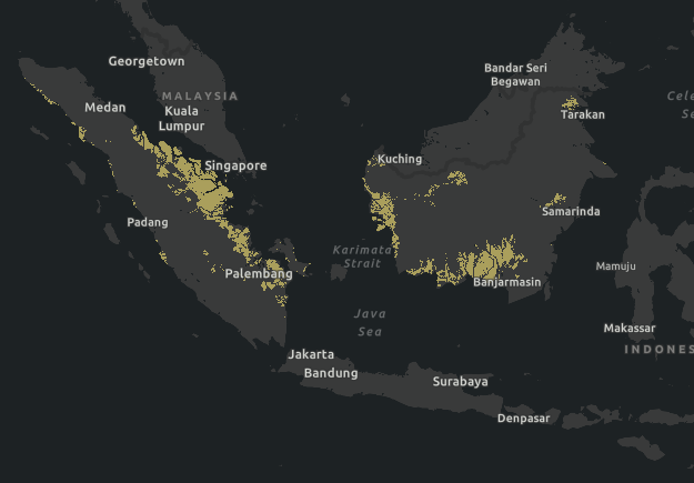 Shapefile Peatlands (Lahan Gambut) Indonesia
